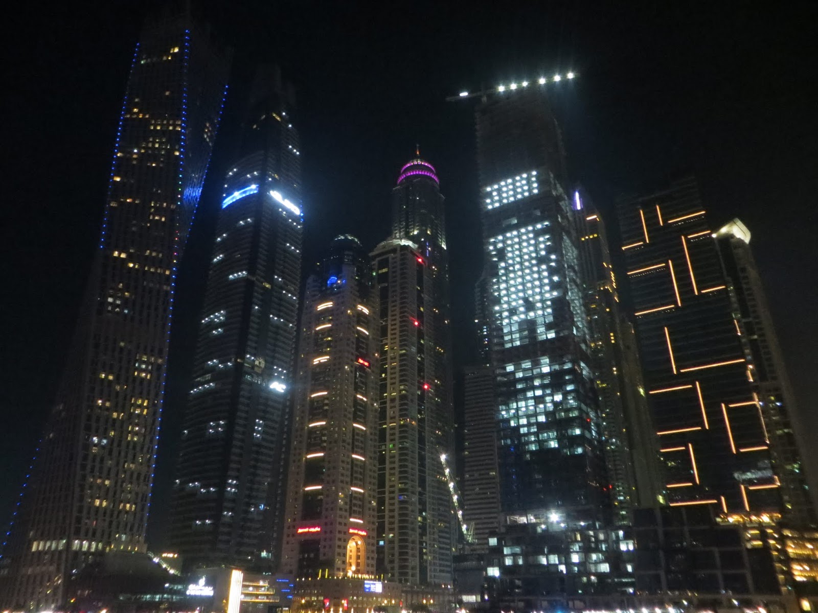 Tower at night
